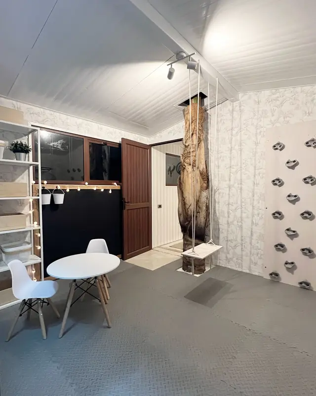 Casita en el árbol · Dormitorio