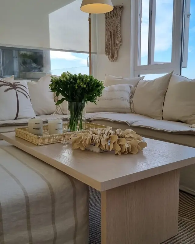 Departamento de playa · Living