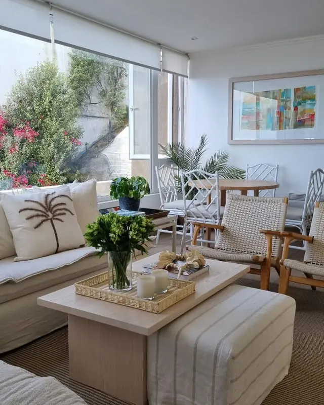 Departamento de playa · Living
