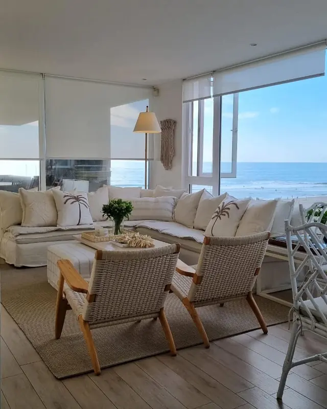 Departamento de playa · Living