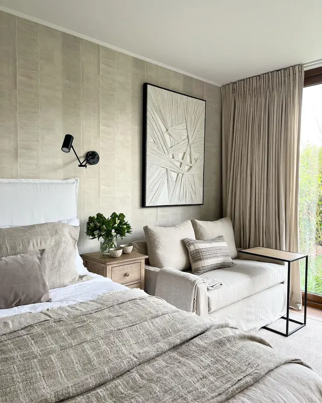 Dormitorio principal con mini living · Dormitorio