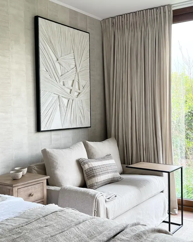 Dormitorio principal con mini living · Dormitorio