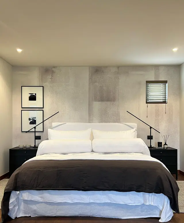 Hall, baño de visitas y dormitorio · Dormitorio