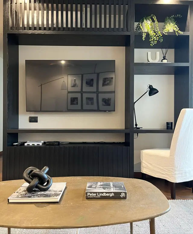 Hall, baño de visitas y dormitorio · Dormitorio
