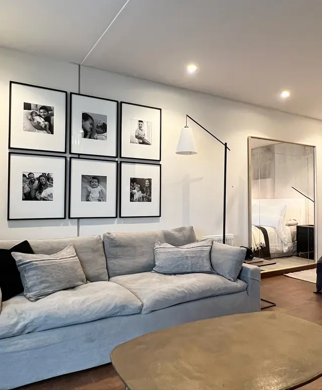 Hall, baño de visitas y dormitorio · Dormitorio
