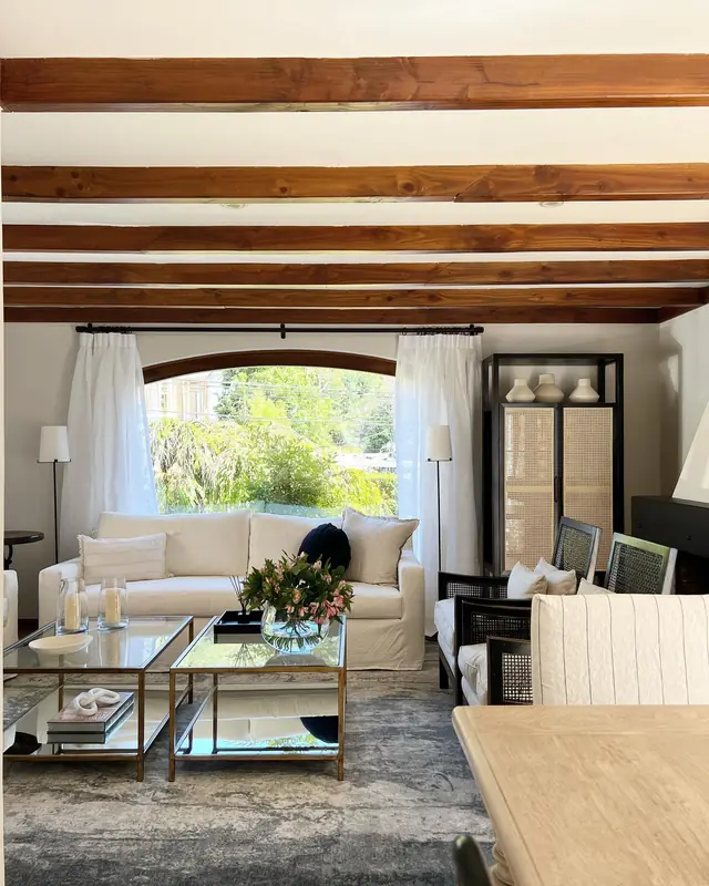 Living y comedor reutilizados · Living