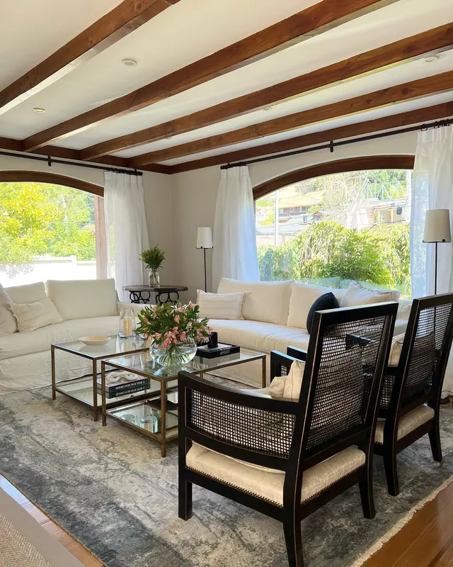Living y comedor reutilizados · Living