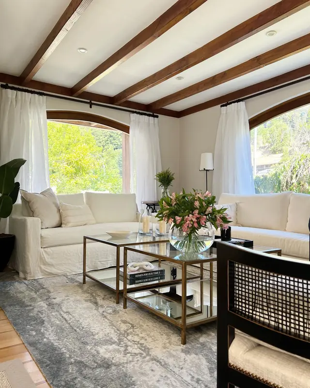 Living y comedor reutilizados · Living