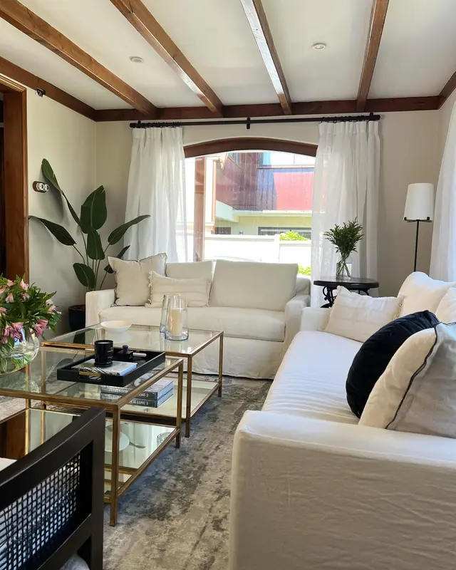 Living y comedor reutilizados · Living