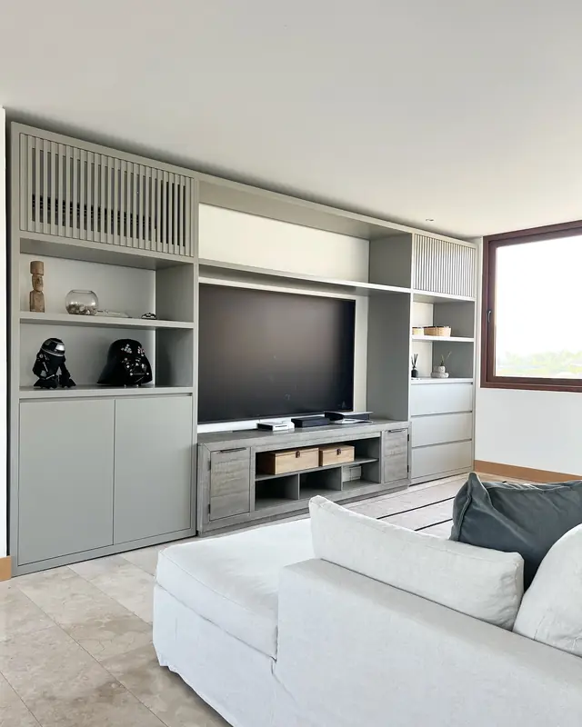 Dormitorios y salita de estar · Living